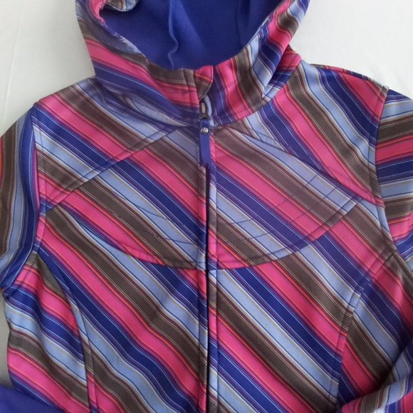 Burton Cool Flavors Dryride full zip Jacket Cosmic Tie Stripe Jacket - Picture 8 of 9